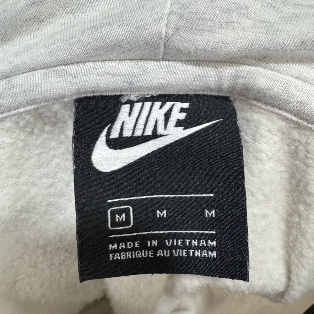 Nike Women's Gray Hoodie with Colorful Stripes - Picture 4 of 4